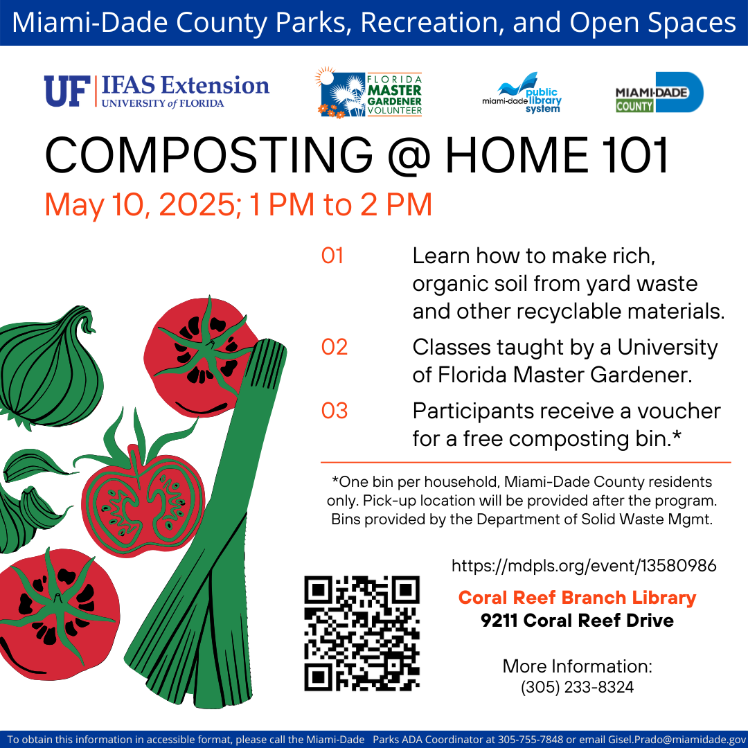 UF/IFAS: Upcoming Events for Miami-Dade County March 2025